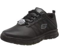 Skechers Baskets Sure Track Erath Femme à enfiler Cuir Noir 38 EU