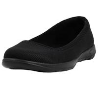 Skechers Femme Go Walk Lite Ballerines, Noir, 40 EU