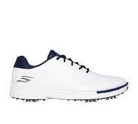 Skechers Tempo Chaussures de Golf légères et imperméables pour Homme, Blanc/Bleu Marine à Pointes, 41.5 EU