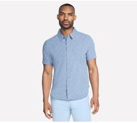 Skechers The GO WALK Air Printed short Sleeve Shirt en Jean, Pointure Petit