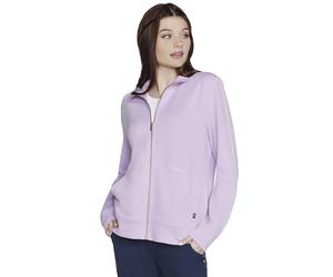 Skechers The Gowalk Everywhere Jacket Sweatshirt, pour Femme, Motif Orchid Bloom, Taille L, Orchidée Bloom., L