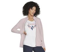 Skechers The Hoodless Hoodie Gowalk Everywhere Veste à Capuche, Rose, XXL Femme