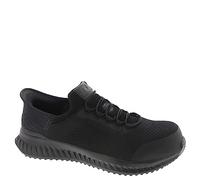 Skechers Tilido Fletchit Comp Toe Chaussures de Construction Mains Libres pour Homme, Noir, 8 Wide