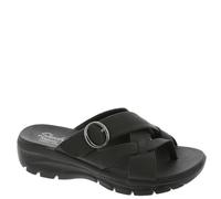Skechers Tongs Easy Going-Sundown pour femme, noir/noir, 39 EU