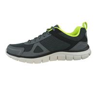 Skechers Homme Track BUCOLO Baskets, Charcoal/Lime, 42.5 EU