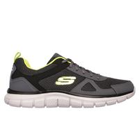 Skechers Track - Bucolo Moyen Width en Gris Anthracite/Vert-Lime, Pointure 42.5