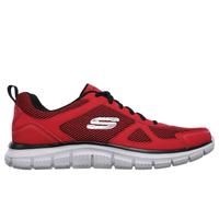 Skechers Track - Bucolo Moyen Width en Rouge/Noir, Pointure 43
