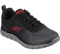 Skechers 232399 Bkcc, Basket Homme, Garniture anthracite en filet noir, 48.5 EU