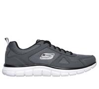 Skechers Track Chaussures Moyen Width en Gris Anthracite/Noir, Pointure 42.5