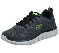 Skechers Baskets homme Track Front Runner 232298-CCBK Gris Pointure 43 EU