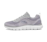 Skechers Track GlendorSneaker pour Homme, Tricot Gris PU, 43 EU