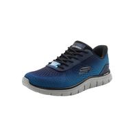 Skechers Track REVNO Baskets pour Homme, Bleu Marine/Bleu, 45 EU