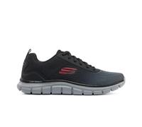 Skechers Chaussures homme Track-ripkent Flat-sheets Garniture anthracite en filet noir 42 EU