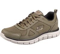 Skechers Track Scloric, Basket Homme, Vert (Olbk), 42.5 EU