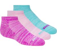 Skechers Trainer Socks Rose/Bleu Junior 3-7 Female