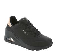 Skechers Trainers Uno Wedge Hi Steps Black