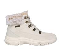 Skechers Femme Trego Snow Worries Bottine, Natural Suede/Duraleather/Faux Fur, 37 EU