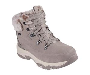 Skechers Trego Snow Worries Bottes d'hiver imperméables à lacets en mousse à mémoire de forme refroidie par air pour femme Taille 37,5 EU