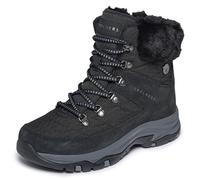 Skechers Trego Stormie Frost Bottes de neige pour femme | Imperméable, ajustement confortable, mousse à mémoire de forme, dessus en fausse fourrure, doublure en chenille complète