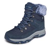Skechers Trego Stormie Frost Bottes de neige pour femme | Imperméable, ajustement confortable, mousse à mémoire de forme, dessus en fausse fourrure, doublure en chenille complète