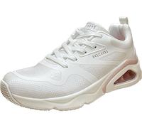 Skechers Tres-air, Basket Femme, Maille Blanche Thermofusible,37 EU