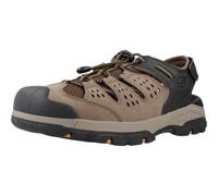 Skechers Sandales Tresmen MenardSandals pour homme Maille synthétique marron et noir 41 EU