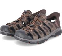 Skechers Tresmen Norvick Slip IN Chaussures pour hommes Sandales Marron Loisirs, Taille:41 EU