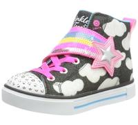 Skechers Twinkle Sparks Shooting Star Brights Coupe Basse Trekking, Noir, 28.5 EU
