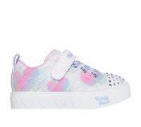Skechers Twinkle Toes: Heart Steps - Heart Sketch Chaussures Moyen Width en Blanc, Pointure 24