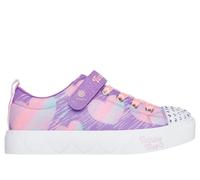 Skechers Twinkle Toes: Heart Steps - Heart Sketch Chaussures Moyen Width en Violet, Pointure 31