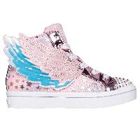 Skechers Twinkle Toes: Twi-Lites 2.0 - Dreamy Wings Chaussures Moyen Width en Rose Clair, Pointure 33
