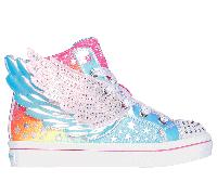 Skechers Twinkle Toes: Twi-Lites 2.0 - Dreamy Wings Chaussures Moyen Width en Rose Fluo, Pointure 31