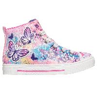Skechers Twinkle Toes: Twi-Lites 2.0 -Flutter Daydream Chaussures Moyen Width en Rose Fluo, Pointure 33