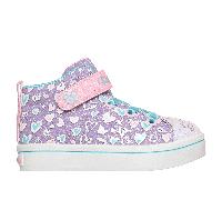 Skechers Twinkle Toes: Twi-Lites 2.0 - Kitty Cutie Chaussures Moyen Width en Lavande, Pointure 21