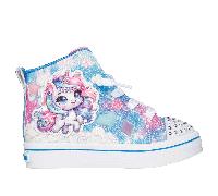 Skechers Twinkle Toes: Twi-Lites 2.0 - Unicorn Glam Chaussures Moyen Width en Bleu, Pointure 35