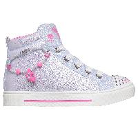 Skechers Twinkle Toes: Twinkle Sparks - Forever Bestie Chaussures Moyen Width en Bleu-Violet, Pointure 28.5
