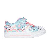 Skechers Twinkle Toes: Twinkle Sparks - Jumpin' Clouds Chaussures Moyen Width en Turquoise, Pointure 22