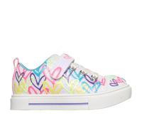 Skechers Twinkle Toes: Twinkle Sparks -Love Medley Chaussures Moyen Width en Blanc, Pointure 26