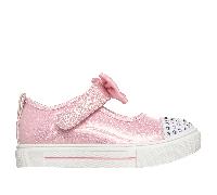 Skechers Twinkle Toes: Twinkle Sparks - Precious Jane Chaussures Moyen Width en Rose Clair, Pointure 26