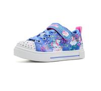 Skechers Twinkle Unicorn Wonder pour fille | Décontracté, lumineux, fermeture adaptative, toile pailletée, semelle intérieure rembourrée