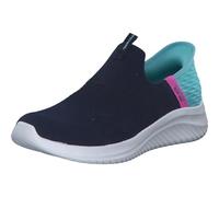 Skechers Ultra Flex 3.0 Fresh Time Sneakers, Navy Mesh/Turquoise Trim, 32 EU