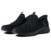 Skechers Homme Ultra Flex 3.0 Right Away Mocassin, Black Mesh/Trim, 42.5 EU Large