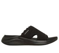 Skechers Ultra Flex 3.0 Sandal - Bring It Chaussures Moyen Width en Noir, Pointure 37, Vegan, Lavable en machine