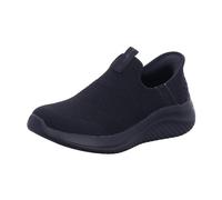 Skechers Ultra Flex 3.0 Smooth Step Baskets, Black Textile/Black Trim, 30 EU