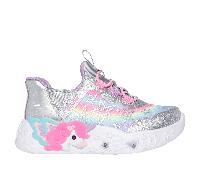 Skechers Unicorn Charmer - Lil Starlite Shoes Moyen Width en Argent, Pointure 23