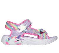 Skechers Unicorn Dreams Sandal - Dreamy Unicorns Chaussures Moyen Width en Lavande, Pointure 32