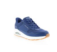 Skechers Uno - Banksia baskets pour hommes en cuir bleu