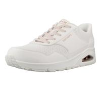 Skechers Baskets Uno Banksia Luxe – Duraleather blanc – Femme – 36 EU
