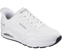 Skechers Homme Uno Banksia Luxe Hands Free Slip-ins Fashion-sneakers, Blanc, 46 EU