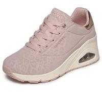 Skechers UNO Baskets compensées Safari Daze pour Femme, Rose poudré, 36 EU